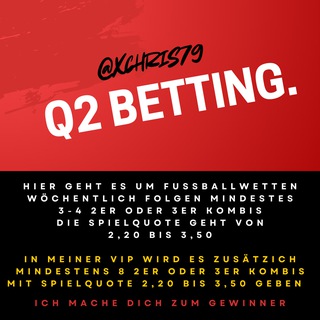 Логотип @q2_betting - Q2 BETTING