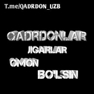 Логотип @qadrdon_uzb - 🤟Q🤙A🤙D🤙R🤙D🤙O🤙N🤙L🤙A🤟