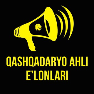 Логотип @qashqadaryo_ahli_elonlar - QASHQADARYO AHLI E’LONLARI