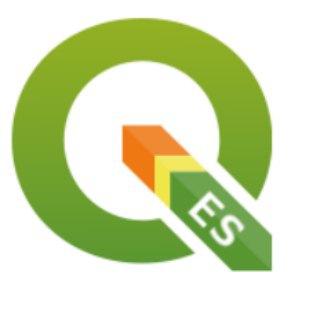 Логотип @qgis_es - QGIS en español