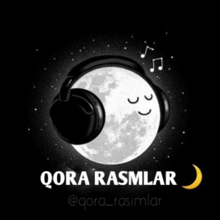 Логотип @qora_rasimlar1 - Qora Rasmlar 🖤