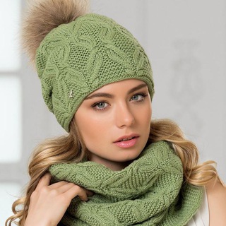 Логотип @qshapki - Вяжем шапки и шарфы