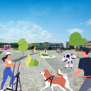 Логотип @quantumboulevard - Благоустройство Квантового бульвара / Иннополис