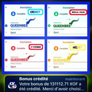 Логотип @queenbee_officiel - 📈 Pronostics sportifs ⚽️