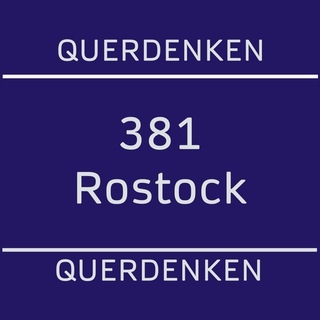Логотип @querdenken_381 - QUERDENKEN (381 - ROSTOCK) - INFO-Kanal