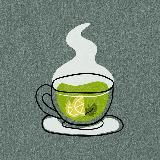 Логотип @querinut_teaches - A teacher who loves green tea