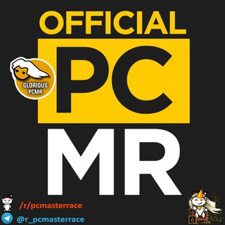Логотип @r_pcmasterrace - Reddit PCMasterRace