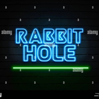 Логотип @rabbithole_wrh - Rabbit hole