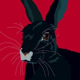 Логотип @rabbitwearhat - Кролик в шапке