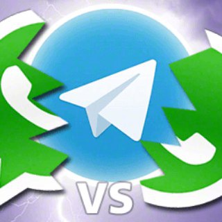 Логотип @ranakradio - Telegram vs. WhatsApp