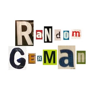 Логотип @randomgerman - Random German - случайные немецкиe слова