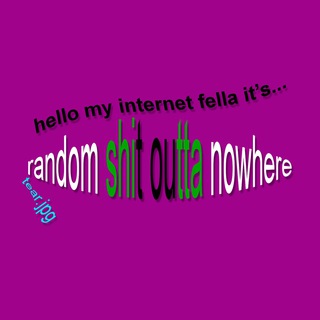 Логотип @randomshit_fm - random shit outta nowhere