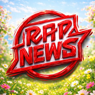 Логотип @rapnewstelegram - RapNews 🎧