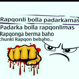 Логотип @rapqonustalari - @UZB QÕLI GUL USTALAR@