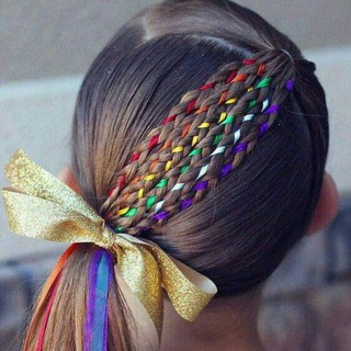 Логотип @rasti_kosa - Детские прически 👧