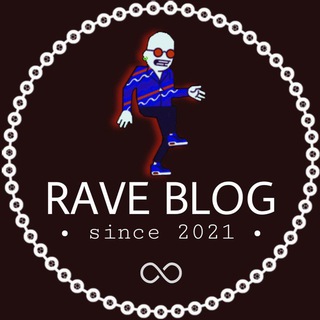 Логотип @rave_blog_rus - RAVE BLOG