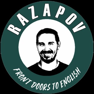 Логотип @razapovenglish - RAZAPOV English