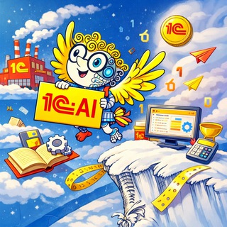 Логотип @razrab1c - НиколAI 1С: от джуна до мидла