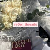 Логотип @re6el_threads - RE6EL_THREADS 👜 Магазин одежды и аксессуаров