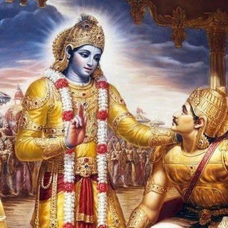 Логотип @reading_gita_everyday - Бхагавад Гита - каждый день