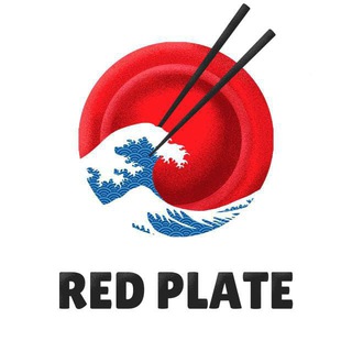 Логотип @red_plate - RED PLATE (Рэд Плэйт. Красная тарелка)