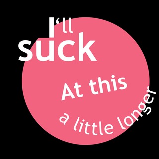 Логотип @rediskawrites - I’ll suck at this a little longer