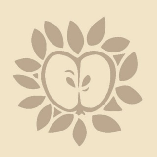 Логотип @redium_rd - яблочко на тарелочке