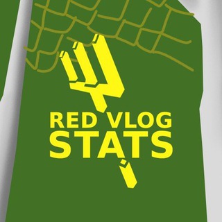 Логотип @redvlogstats - Статистический Red Vlog