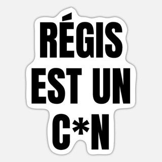 Логотип @regis007est1con - Regis est un con