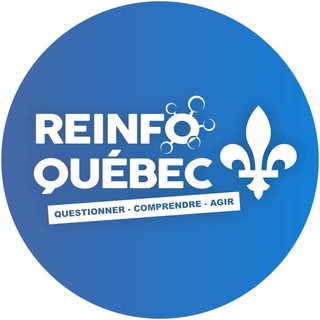 Логотип @reinfocovidquebec - Réinfo Québec