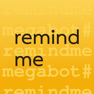 Логотип @remindmemegabot - Напомни мне