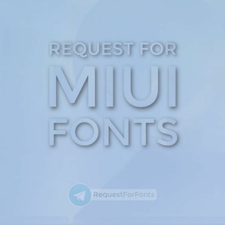 Логотип @requestforfonts - Request For MIUI Fonts [Requested Fonts]
