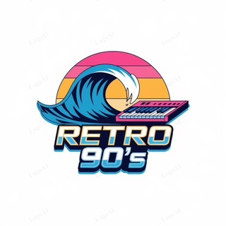 Логотип @retroyumor - "Синтезатор"