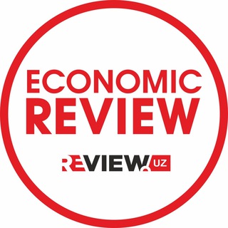 Логотип @review_en - Review.uz/en - Economic Review