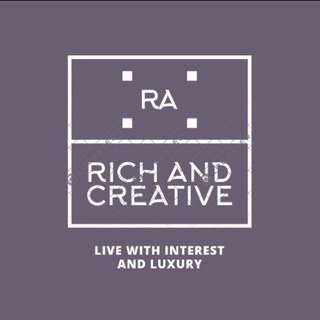 Логотип @richandcreativ - ТВОРЧЕСКИЕ И БОГАТЫЕ