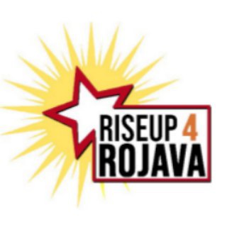 Логотип @riseup4rojava - Alle zusammen gegen den Faschismus - #riseup4rojava