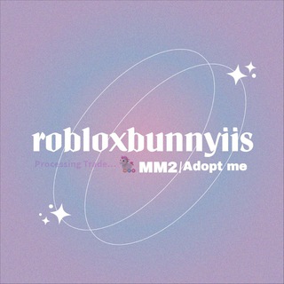 Логотип @robloxbunnyiis - ❣️ | Adopt Me | Murder Mystery 2 | Pet Sim | ROBLOX ЧАТ | ❣️