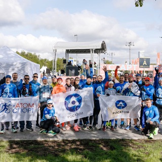 Логотип @rosatomrunning - Rosatom Running Club News