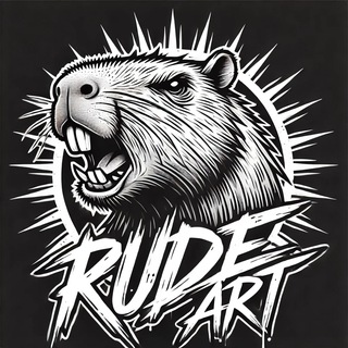 Логотип @rude_art - Грубый Арт