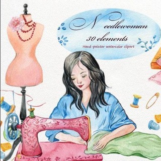 Логотип @rukodelnicitut - Выкройки рукоделие чат