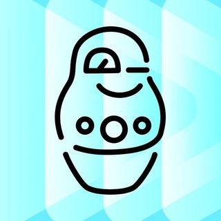 Логотип @ruscyber - Русская кибернетика / Russian Cybernetics by 4Mal