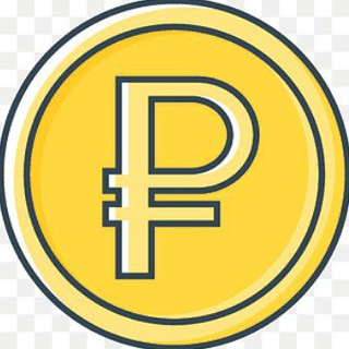 Логотип @rusrouble - Рубль