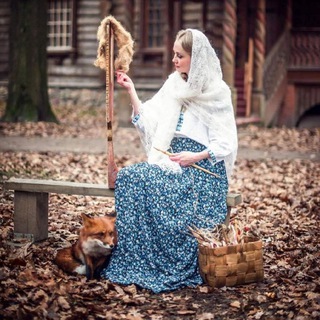 Логотип @russ_platok - ПУХОВЫЕ ПЛАТКИ • ОРЧАНКА •