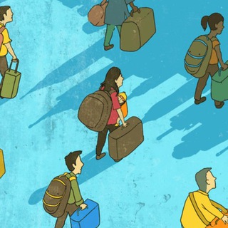 Логотип @russianmigrant - Эмигрантка. С детьми