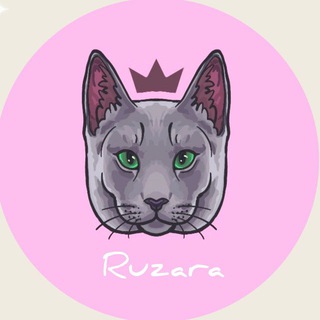 Логотип @ruzararb - Русские голубые кошки R U Z A R A💙💙
