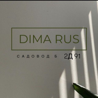 Логотип @sadovoddimarus - Садовод Б 2Д 91 Дима Рустамов