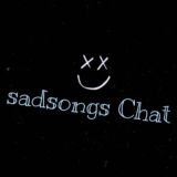 Логотип @sadsongschat - s a d s o n g s Chat