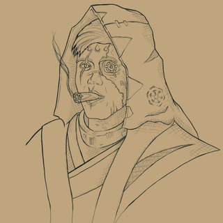 Логотип @saloonofart - Darth Hatsey