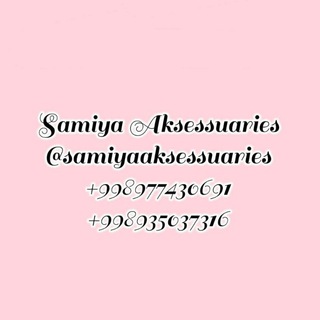 Логотип @samiyaaksessuaries - 🌸Samiya Aksessuaries🌸🧕🏻