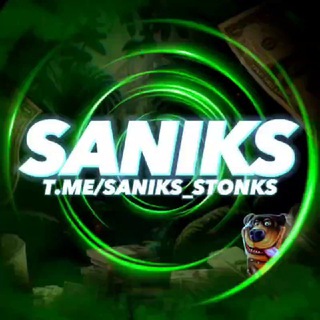 Логотип @saniks_stonks - SANIKS | CASINO & CRYPTO 🤑
